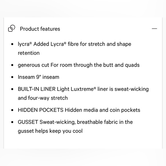 NEW / Lululemon T.H.E. Short 9 
Lux. / B003 - Picture 9 of 13